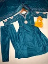 KF 311 Kalaai Muslin Embroidery Kurti With Bottom Dupatta
